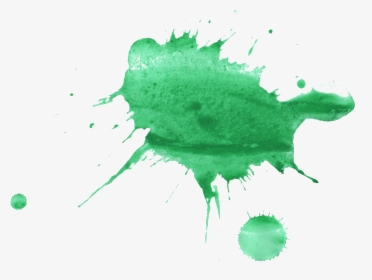 Clip Art Green Watercolor Png - Watercolor Green Splash Png, Transparent Png, Transparent PNG