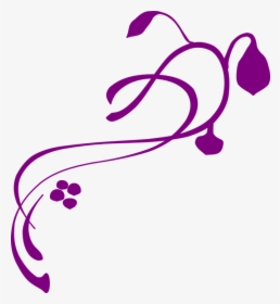 Vine, Decoration, Ornament, Floral, Lilac, Purple - Vines Clip Art, HD Png Download, Transparent PNG