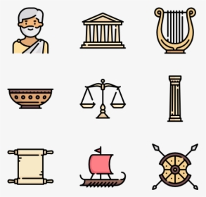 Ancient Greece - Grecia Icon Png, Transparent Png, Transparent PNG