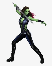 Gamora Guardians Of The Galaxy Png, Transparent Png, Transparent PNG