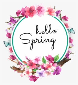 Wreath For Spring Png - Transparent Background Spring Flowers Png, Png Download, Transparent PNG