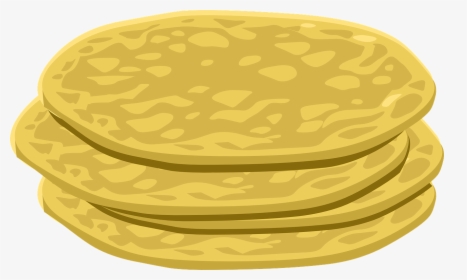 Pancakes Stack Breakfast Free Picture - Tortilla Clipart Png, Transparent Png, Transparent PNG