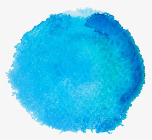 Portable Watercolor Vector Graphics Painting Drawing - Blue Circle Transparent Background, HD Png Download, Transparent PNG