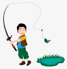 Fishing Pole Clipart Png Image03 - Catch A Fish Png, Transparent Png, Transparent PNG