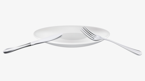 Fork Spoon And Plate Png Clipart - Ceramic, Transparent Png, Transparent PNG