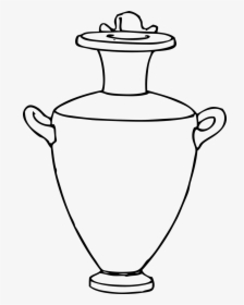 Pottery Of Ancient Greece Greek Pottery Vase Ancient - Greek Vase Template, HD Png Download, Transparent PNG