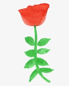 Watercolor Flowers Png Free - Garden Roses, Transparent Png, Transparent PNG