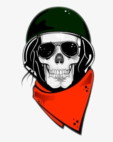 Skull Helmet Vector, HD Png Download, Transparent PNG
