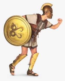 Trojan Clipart Athenian - Ancient Greek Warrior Transparent, HD Png Download, Transparent PNG