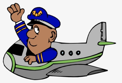 Africa, African, Airplane, Cartoon, Comic Characters - Pilot Clipart, HD Png Download, Transparent PNG