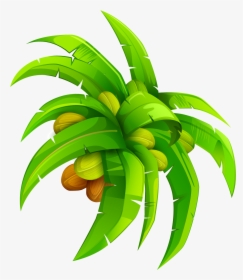 Leaf Coconut Euclidean - Coconut Leaf Vector Png, Transparent Png, Transparent PNG