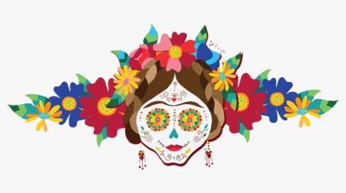 Thumbnail - Day Of The Dead Flowers Clipart, HD Png Download, Transparent PNG
