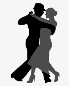Tango Ballroom Silhouette Two - Two People Dancing Silhouette, HD Png Download, Transparent PNG