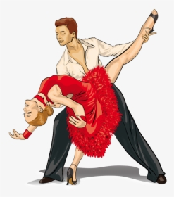 Red Ballroom Dancing Clip Art, HD Png Download, Transparent PNG