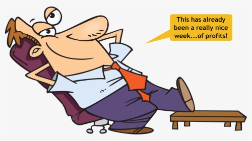 Png Relaxed Person - Relaxing Cartoon Png, Transparent Png, Transparent PNG