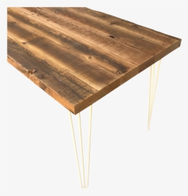 Old Growth Reclaimed Wood Table With Hairpin Legs - Coffee Table, HD Png Download, Transparent PNG