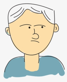 Cartoon, People, Man, Person, Comic, Sad, Male, Face - Illustration, HD Png Download, Transparent PNG