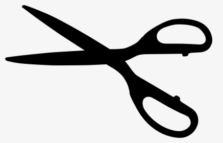 Scissors Silhouette - Transparent Scissors Silhouette, HD Png Download, Transparent PNG