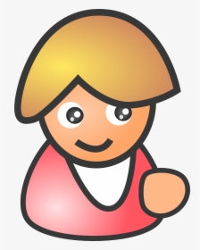 Person Smiling Cartoon Clipart - Clipart Person, HD Png Download, Transparent PNG