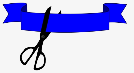 Ribbon Cutting Clip Arts - Clip Art Ribbon Cutting, HD Png Download, Transparent PNG