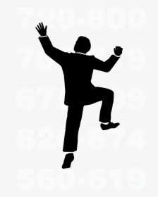 The - Jumping - Person Climbing Silhouette, HD Png Download, Transparent PNG