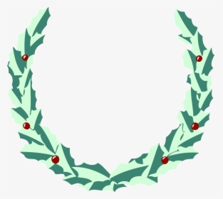 Wreath Vector Clipart Image - Christmas Wreath Vector Free, HD Png Download, Transparent PNG