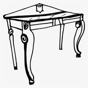 Desk Drawing Old - Drawing, HD Png Download, Transparent PNG