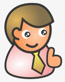 Person Cartoon - Guy Smiling Clipart, HD Png Download, Transparent PNG