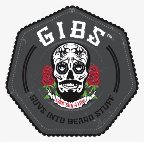 Gibs Grooming Skull Logo - Gibs Grooming Logo, HD Png Download, Transparent PNG