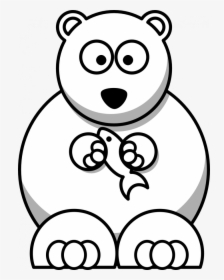 Clip Art Cartoon Polar Bear, HD Png Download, Transparent PNG