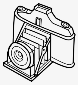 Old Camera Coloring Page, HD Png Download, Transparent PNG