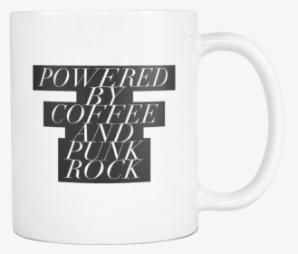Powered By Coffee And Punk Rock - Beer Stein, HD Png Download, Transparent PNG