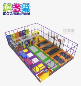 4 Person Mobile Bungee Trampoline Jumping Machine Amusement - Playground, HD Png Download, Transparent PNG