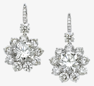 Diamond Earring Png Image - Diamond Earrings Png, Transparent Png, Transparent PNG