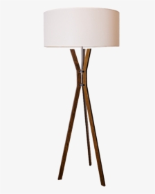 Floor Lamp Tripé 3003 Cúpula Madeira - Coluna Tripe 3003 Accord, HD Png Download, Transparent PNG