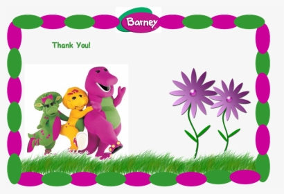 Barney Birthday Cards Hd Background Wallpaper 37 Hd - Barney Run Jump Skip And Sing, HD Png Download, Transparent PNG