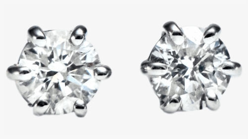 14k White Gold - Earrings, HD Png Download, Transparent PNG