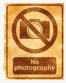 No Photography Signs To Print, HD Png Download, Transparent PNG