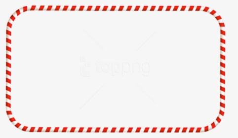 Christmas Candy Frame Png - Candy Cane Frame Png, Transparent Png, Transparent PNG