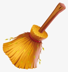 Witch Broom Png Clipart - Broom Clipart, Transparent Png, Transparent PNG