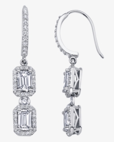 Diamond Stud Earrings - Earrings, HD Png Download, Transparent PNG