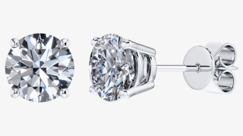Transparent Diamond Stud Png - Tresor Paris Stud Earrings, Png Download, Transparent PNG