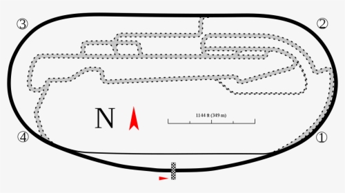 Auto Club Speedway Track Map, HD Png Download, Transparent PNG