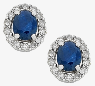 Vintage Sapphire Earrings, HD Png Download, Transparent PNG