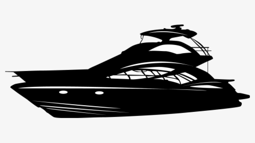 Ship Silhouettes 01 Png - Yacht Silhouette, Transparent Png, Transparent PNG