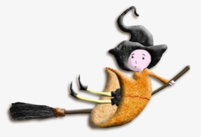 Witch Cute Broomstick Freetoedit - Monkey, HD Png Download, Transparent PNG