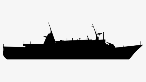 Silhouette Big Image Png - Battleship Black Logo, Transparent Png, Transparent PNG