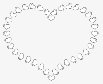 Pictures Of Little Hearts - Heart Clipart Black Background, HD Png Download, Transparent PNG