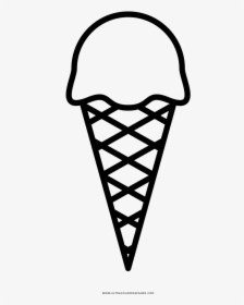 Ice Cream Coloring Page - Vector Ice Cream Sundae, HD Png Download, Transparent PNG