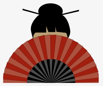 Geisha Geisha Girl Japanese - Sun Ray Vector Png, Transparent Png, Transparent PNG